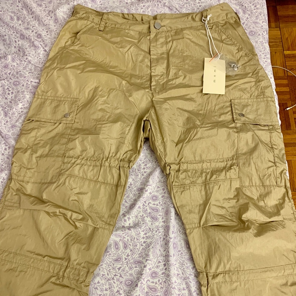 Brand New!! MNML tech cargo khaki pants